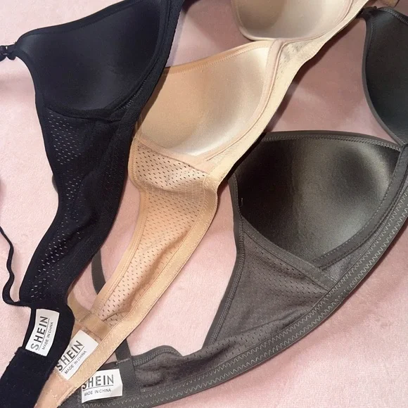 NWOT · 3-PACK NEUTRAL BRA TRIO W/ ADJUSTABLE STAPS · SIZE L (36B/38A) - Picture 7 of 10